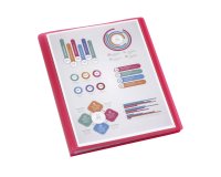 Porte Vues Personnalisable 40 Vues  A4 Polypropylène - PROPYGLASS - Viquel - 24 x 31 x 1,8 cm