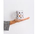 Taza "Amor gatuno" 350ml, cerámica 
