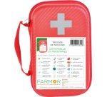 Trousse de secours Universelle 1/5 personne en PU rouge