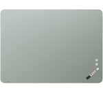 Tableau en verre mat 90x120cm - Sage Green - Coin Arrondi - Legamaster