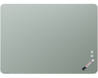 Tableau en verre mat 90x120cm - Sage Green - Coin Arrondi - Legamaster