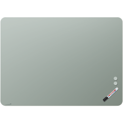 Tableau en verre mat 90x120cm - Sage Green - Coin Arrondi - Legamaster