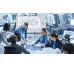 Tableau blanc rotatif laqué UNITE 100x150cm - Legamaster