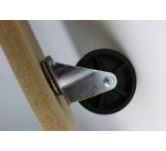 Plateau roulant en bois FSC 4 roues pivotantes – Charge 150 kg