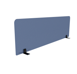 Ecran de séparation acoustique pour bureau Agathe Flexmute - avec fixations socle H 50 cm