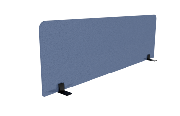 Panneau écran acoustique Agathe Flexmute - avec fixations pour bureau L 160 x H 50 cm