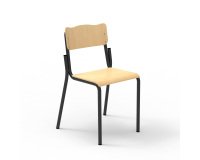 Chaise école Fabiano en hêtre - Taille T6 pour CM2 à Lycée