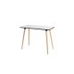 Bureau télétravail Hop piètement bois massif