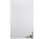 Tableau blanc émaillé XL WALL-UP 200x120cm - Legamaster