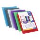 Protège-documents Viquel Propyglass polypropylène translucide personnalisable A4  20 pochettes - 40 vues couleurs assorties