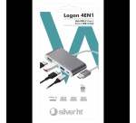 Hub Logan USB-C 4 en 1 ( 3 x USB-A + 1 x USB-C)