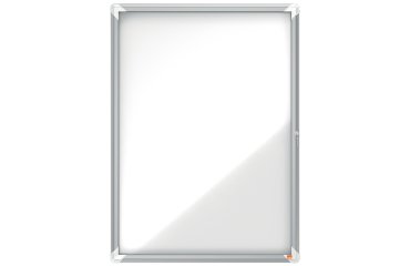 Vitrina de exteriores Nobo para 9 hojas A4 con superficie blanca magnética