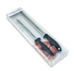 Set de 2 cuchillos jamoneros  - 3 Claveles