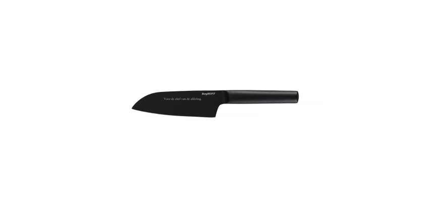 BergHOFF Santoku mes 16cm - Met persoonlijke tekst - Voor de chef van de afdeling.