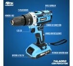 Taladro percutor 21V 1,5 AH FSK 25 piezas