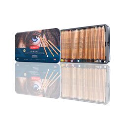 Caja metálica de 36 lápices Derwent Lightfast (resistentes a la luz)