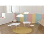 Tables hautes KIDS à colorier - Motif Athlètes - Lot de 2