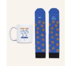 Kit Taza + Calcetines "Eres muy cookie" talla 36-41
