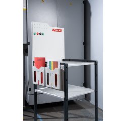 Panneau d'affichage, livré avec 4 plots magnétiques, pour pupitres à plan inclinable