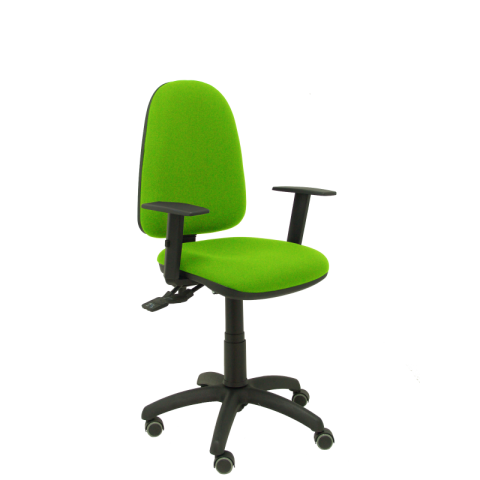 Ayna S brazos regulables ruedas parquet - Pistacho