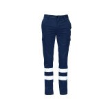 Pantalón básico multibolsillos con bandas reflectantes