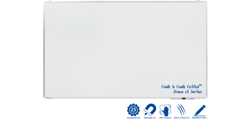 Tableau blanc émaillé PREMIUM PLUS 120x200cm - Legamaster