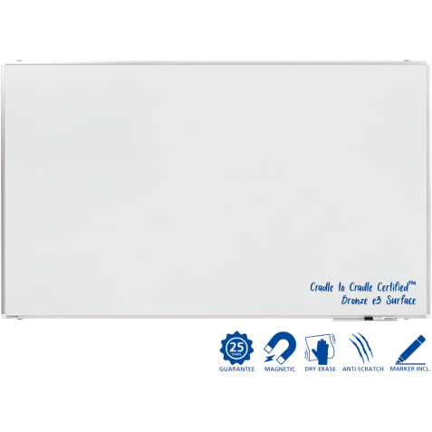 Tableau blanc émaillé PREMIUM PLUS 120x200cm - Legamaster