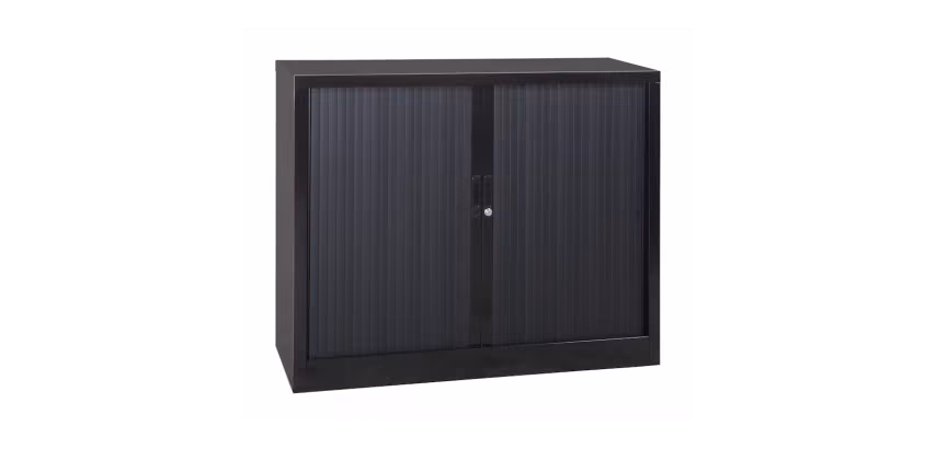 Armario metálico monoblock-montado Bisley EuroTambour Alt 100 cm con persianas