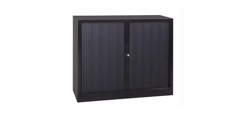 Armario metálico monoblock-montado Bisley EuroTambour Alt 100 cm con persianas
