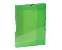 Boîte de classement plastique Viquel Coolbox 25 x 33 - format A4 dos 3 cm - translucide vert