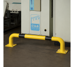 Barrières de protection droite HT 35 x L120 cm - Long. Hors tout 129 cm Tube Ø 89 x 3,2 mm d'épaisseur