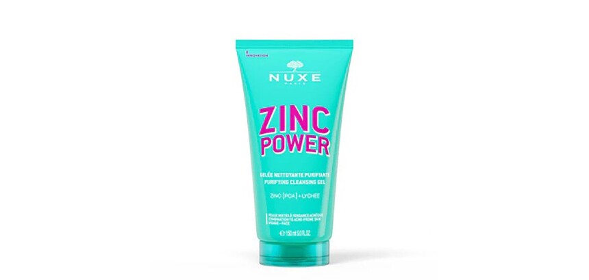 Nuxe zinc power - gelee nettoyante purifiante - tube 150ml