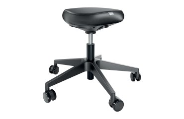 Taburete Leitz Ergo con Ruedas y Asiento Confort