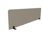 Ecran de séparation acoustique pour bureau Agathe Flexmute - avec fixations socle H 50 cm