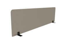 Ecran de séparation acoustique pour bureau Agathe Flexmute - avec fixations socle H 50 cm