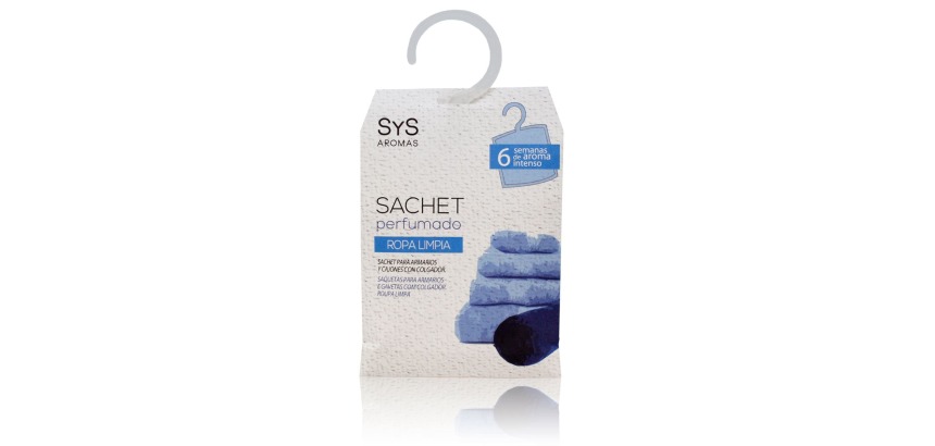 SACHET PERFUMADO SYS 12 g. ROPA LIMPIA
