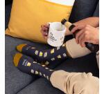 Kit Taza + Calcetines "Papá eres la caña" talla 42-46
