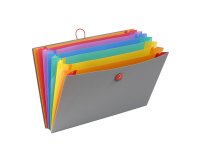 Trieur extensible 8 compartiments A4 – Viquel Rainbow Touch