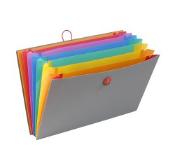 Trieur extensible 8 compartiments A4 – Viquel Rainbow Touch