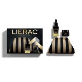 Coffret cadeau Lierac Premium contenant le Sérum Absolu (30 ml) + 1 Crème Regard Premium offert (20 ml).