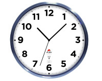 Horloge d'extérieure EXTRA Radio-pilotée D.35,5 cm - inox
