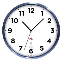 Horloge d'extérieure EXTRA Radio-pilotée D.35,5 cm - inox