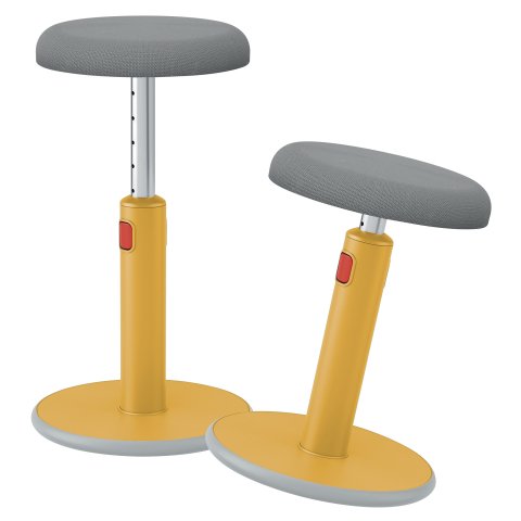 Taburete Active ajustable Ergo Cosy, amarillo