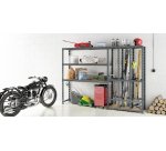 Rayonnage MODULO - Module 2 étagères - 5 plateaux