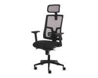 Silla de Dirección Ergonómica Fellowes Eleganza Plus - Negro