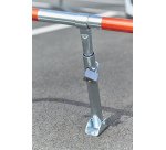 Barrière de parking 3 pieds rabattable éco
