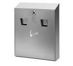 Cendrier mural 2 ouvertures 2,5 litres