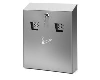 Cendrier mural 2 ouvertures 2,5 litres