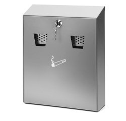 Cendrier mural 2 ouvertures 2,5 litres