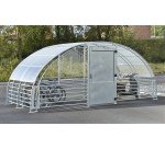 Abri 12 vélos fermé